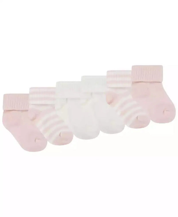 Huggies Baby Foldover Ankle Socks 3 Pack Cozy Cotton for All Seasons