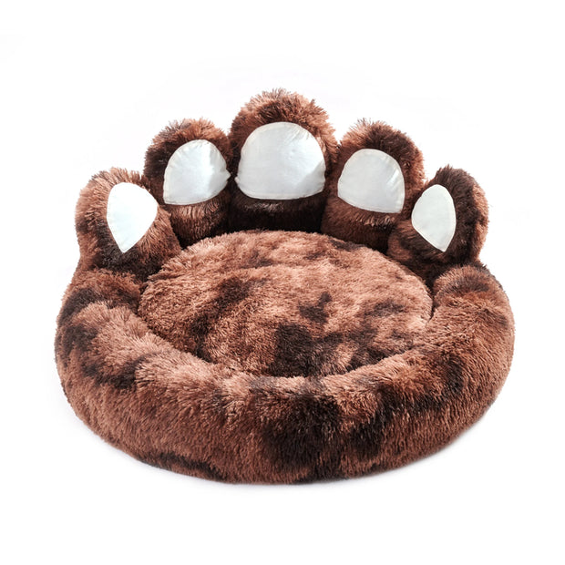 Cozy Comfy Pet Dog Bed Paw Shape Warm Dog Bed Cushion for Your Furry Friend Fluffy Dog Bed Cat Mat Deep Sleeping Warm Thickened - My Variety Superstore 25