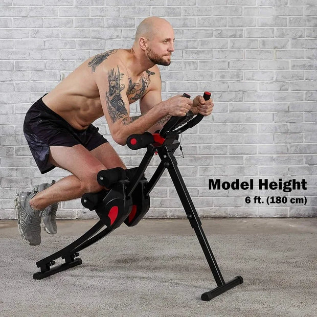 Zelus Ab Machine for Home Gym Core Strength Training Equipment Ab Crunch Coaster with Four Intensities