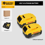 Fit For Original Dewalt 20V 5Ah Lithium Ion Battery Replacement For Dewalt Power Tools
