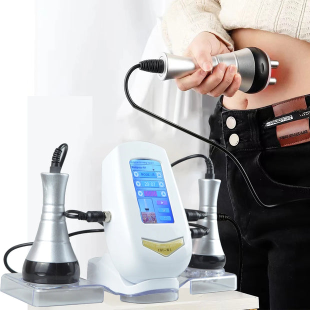 3 in 1 40K Body Slimming Massager Cavitation Machine Multi Functional Device for Face and Body Tightening Lifting Beauty Salon