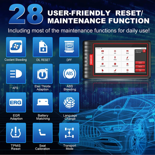 KINGBOLEN S6 OBD Automotive Scanner Bluetooth All System Car Diagnostic Tools 28 Resets IMMO/BMS/TPMS/ABS Bleeding Lifetime Free - My Variety Superstore 25