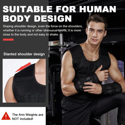 Adjustable Weight Vest Ankle Weights Wrist Weights Gym Running Weights Strength Training Equipment Fitness Tool