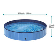 Dog Swimming Pool & Pool Cover Portable Plastic Pool Grooming Tub Bathing Scratch Resistance Pet Pools Bathtub for Large Dogs - My Variety Superstore 25