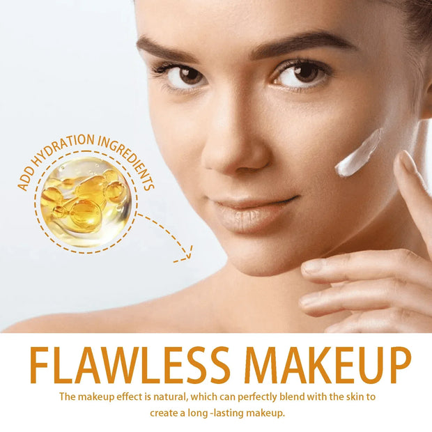 Moisturizing Concealer Cream Skin Tone Lightening Blemish Cover Waterproof Whitening BB Cream Makeup Base Primer