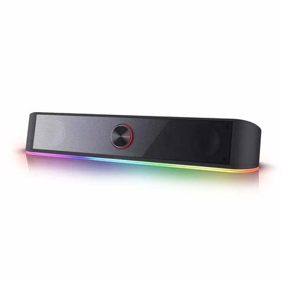Redragon GS560 Adiemus RGB USB Desktop Soundbar 2.0 Channel Computer Speaker with Dynamic Lighting Bar Audio Light Sync Display - My Variety Superstore 25