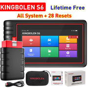 KINGBOLEN S6 OBD Automotive Scanner Bluetooth All System Car Diagnostic Tools 28 Resets IMMO/BMS/TPMS/ABS Bleeding Lifetime Free - My Variety Superstore 25