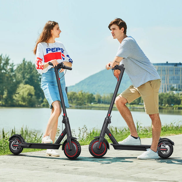 350W Foldable Electric Scooter for Adults Teens,Explosion-proof Tires,Dual Brake System,Lightweight APP Support E-scooter - My Variety Superstore 25