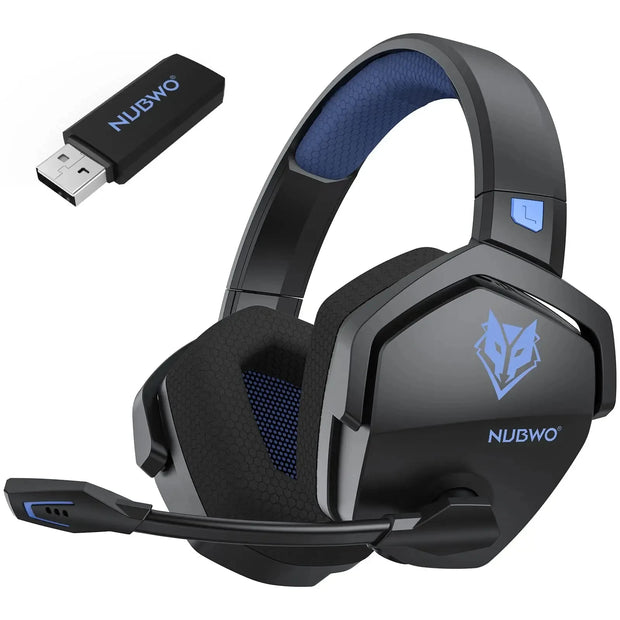 Powerful Wireless Gaming Headset with Low Latency for Immersive Play