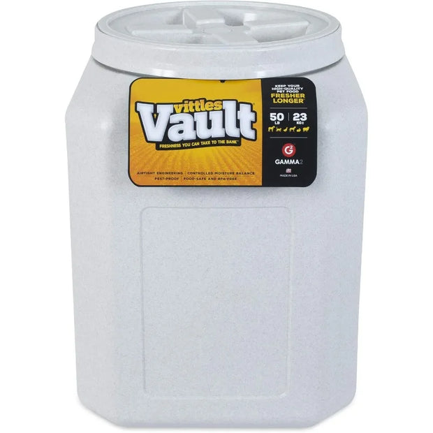 Vittles Vault Pet Food Storage Containers - Sealed Dog and Cat Food Storage Container, Fits up to 50lbs, Made in the USA - My Variety Superstore 25