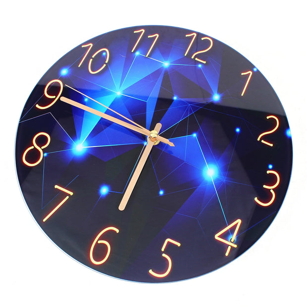 Elegant 30cm Wall Clock Ideal Living Room Decor Adds Style