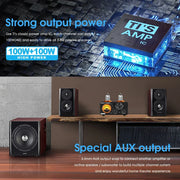 Nobsound HiFi Bluetooth 5.0 Vacuum Tube Amplifier USB DAC Stereo Receiver COAX OPT Home Audio Digital Amp with VU Meter 100W 100W - My Variety Superstore 25