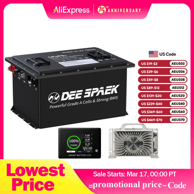 48V 105Ah Golf Cart LiFePo4 Battery Pack High Capacity Lithium Iron Phosphate Built-in BMS for Golf Cart and Solar Boat