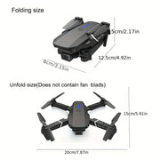 Hot E88 PRO professional drone HD camera WiFi FPV height maintain foldable remote control aerial quadcopter toy gift - My Variety Superstore 25