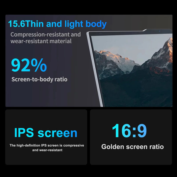 Powerful Laptop With Core I7 6500U 16GB RAM For Multitasking