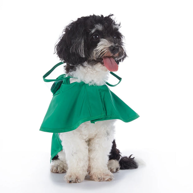 Fashionable Reflective Pet Dog Raincoat Cute Animal Hooded Waterproof Jacket for Big Dogs