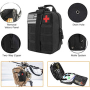 142PCS Outdoor Survival Kit – Multifunctional Emergency, Self-Defense & First Aid