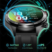 AI Voice Smartwatch With Flashlight Illumination And 500mAh Ultra Long Battery Life For Fitness Tracking