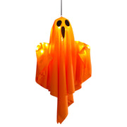 Spooky Light Up Ghost Hanging Decoration Creates Glow