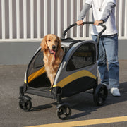 Ultimate Portable Dog Stroller with Breathable Design for Stress-Free Travel