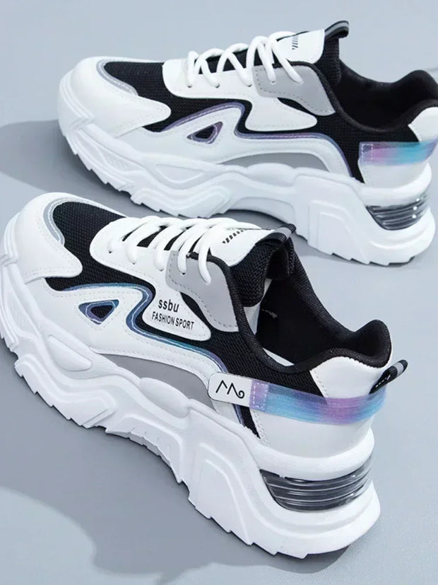 Vibrant Platform Sneakers For Women Green All Day Comfort