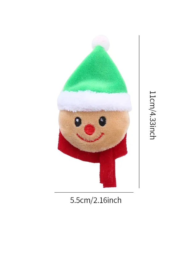 Joyful Christmas Cat Toys Plush Bite Resistant Safe Play