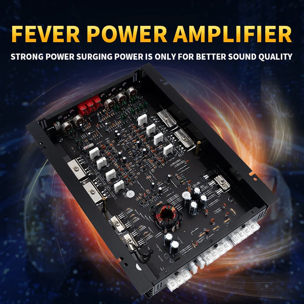 4 Channel Class AB Car Amplifier Max 7800W High Power Stereo Audio Amplifier for Subwoofers and Speakers - My Variety Superstore 25