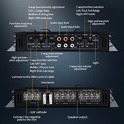 4 Channel Class AB Car Amplifier Max 7800W High Power Stereo Audio Amplifier for Subwoofers and Speakers - My Variety Superstore 25