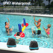 Herdio 8 Inch Rock Bluetooth Speakers Outdoor Waterproof IPX7 Wireless Solar 240W TWS Connection Rechargeable Battery - My Variety Superstore 25