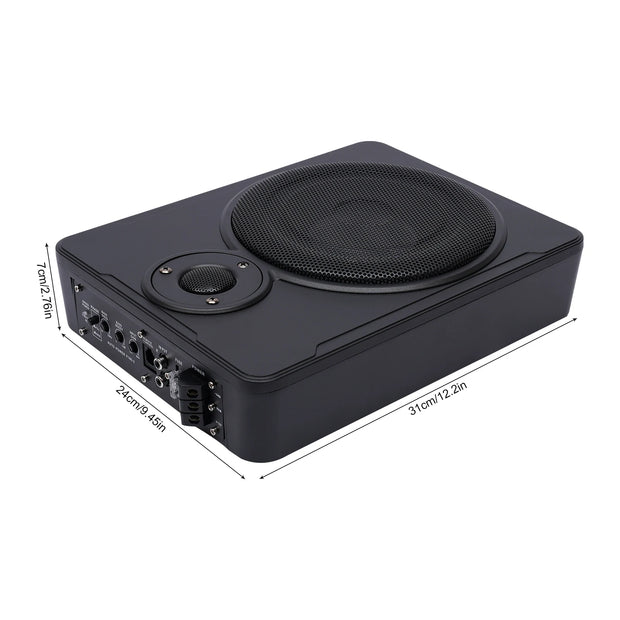 8 Inch Subwoofer Car Audio 12V 600W High Power Aluminum Alloy Under Seat Woofer Ultra Thin Subwoofer - My Variety Superstore 25