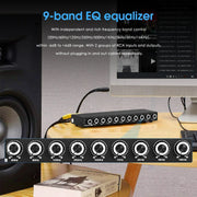 Nobsound HiFi EQ9 9-Band Stereo Equalizer Preamp Analog Audio Processor for Home and Car - My Variety Superstore 25