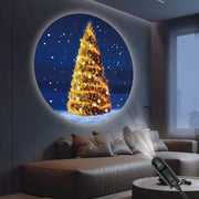 Vivid Christmas Tree Projection Light Bulbs Included Glow