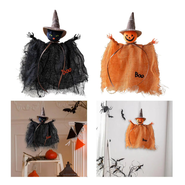 Spooky Halloween Hanging Decor Sturdy Cloth Pendant Mood