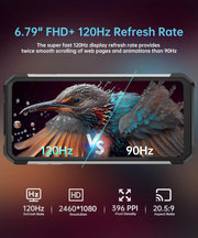 8849 Tank 3 Pro Unihertz Rugged Smartphone Projector 23800mAh 5G 32/36GB RAM+512GB ROM Mobile Phone - My Variety Superstore 25