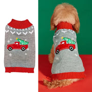 Cozy Pet Sweater Gingerbread Antler Hoodie With Belt Warmth