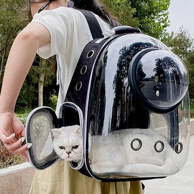 Ultimate Cat Backpack With Transparent Sunroof For Comfort