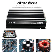 Car Power Amplifier 12V 4 Channel High Power Aluminum Alloy Audio Amplifier - My Variety Superstore 25