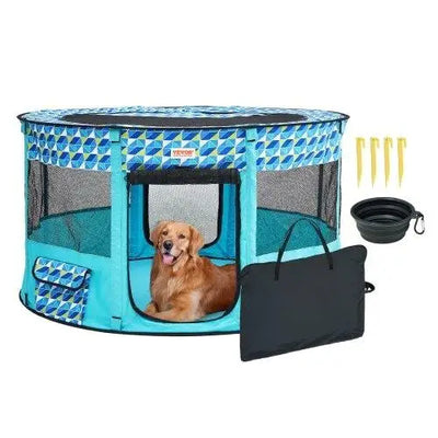 44'' Portable Foldable Pet Playpen Waterproof Indoor Outdoor - My Variety Superstore 25