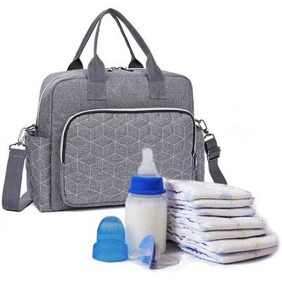 Premium Diaper Bag Waterproof Milk Storage Travel Ready