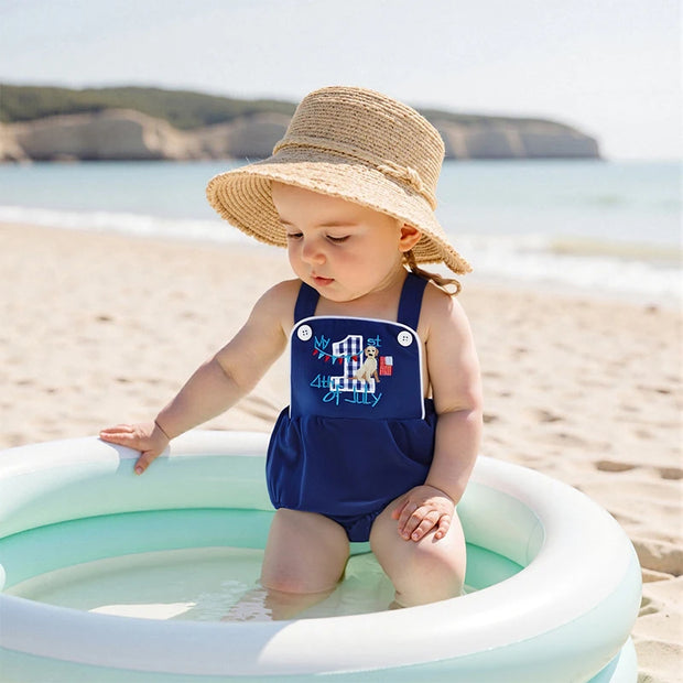 Patriotic Stars and Stripes  for Newborns Adorable Jumpsuit with USA Flag Design Sleeveless Romper for Baby Boys Girls - My Variety Superstore 25