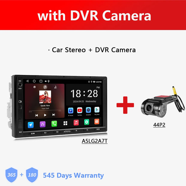 Atoto A5L Android Double 2 Din Car Stereo 7 Inch Multimedia Player Radio Android Auto Carplay Navigation - My Variety Superstore 25