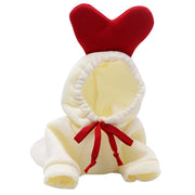 Cozy Fruit Dog Hoodie With Warm Fleece Keeps Pets Toasty