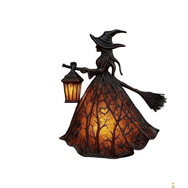 Spooky Gothic Witch Hat Led Lamp Night Light Creates Mood