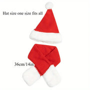 Exuberant Pet Christmas Hat For Cats Dogs Adjustable Fit