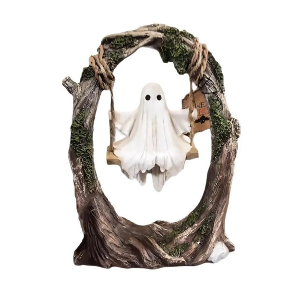 Stunning Halloween Swing Ghost Ornament Decor Keepsake