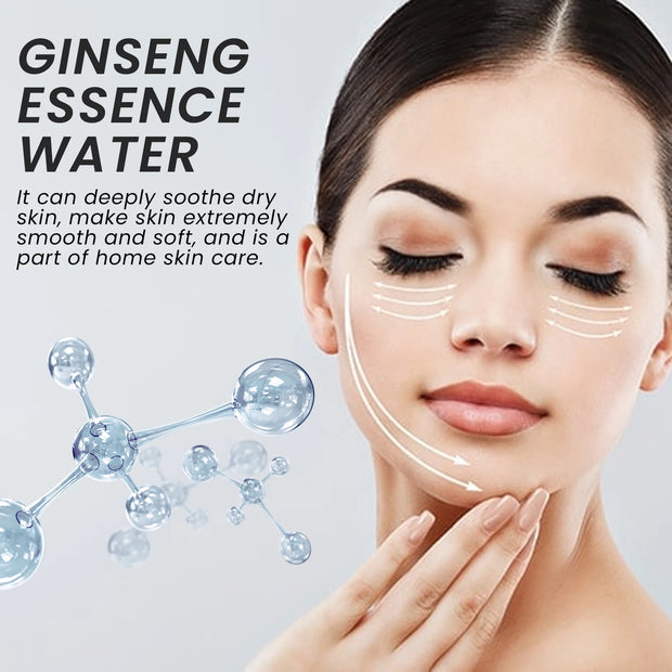 Ginseng Essence Water for Skin Care Reduce Fine Lines Brighten Skin Tone Moisturizes and Tightens Skin