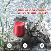Waterproof Mini Bluetooth Speaker Portable Punchy Bass Stereo Pairing Built-in Mic Pocket-Sized for Hiking Biking - My Variety Superstore 25