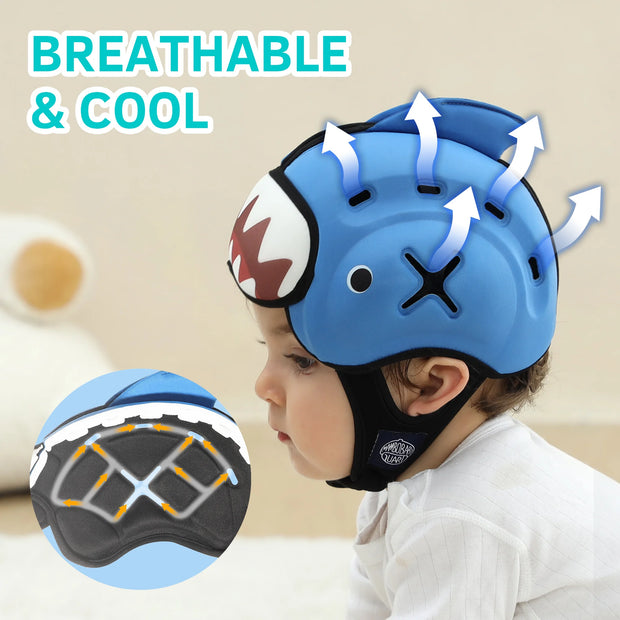 Amazing Lightweight Infant Safety Helmet Keeps Baby Safe