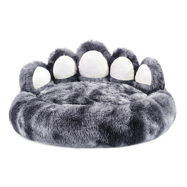 Cozy Comfy Pet Dog Bed Paw Shape Warm Dog Bed Cushion for Your Furry Friend Fluffy Dog Bed Cat Mat Deep Sleeping Warm Thickened - My Variety Superstore 25