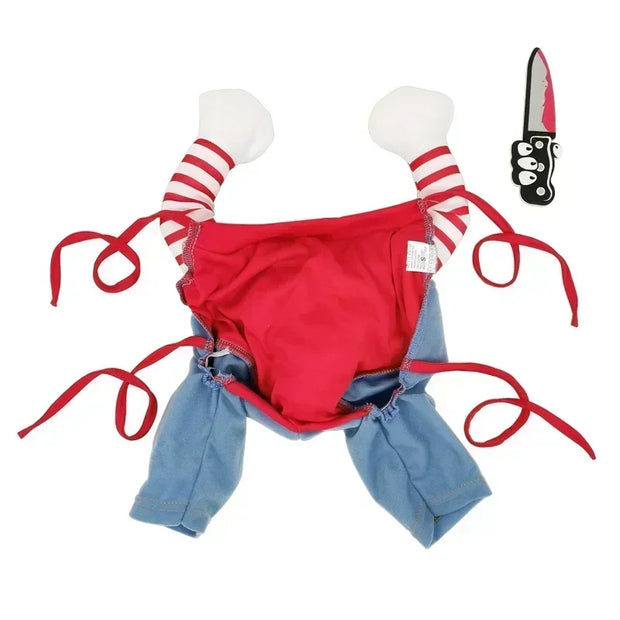 Spooky Adjustable Dog Costume For Medium Large Breeds Fun